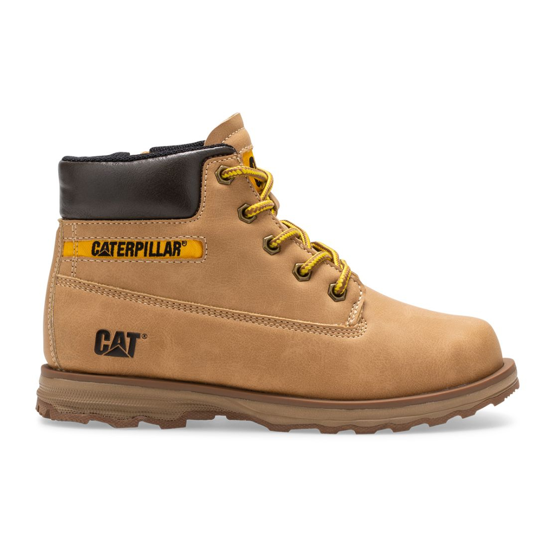 Caterpillar Boots South Africa - Cat Kids Founder Boots Brown AC8695304